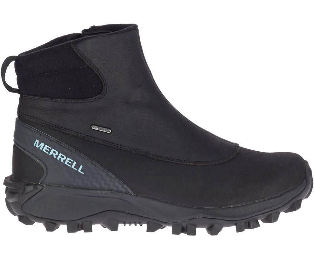 Botas Mujer - Merrell Thermo Kiruna Mid Zip Waterproof - Negras - ZPVC-14903